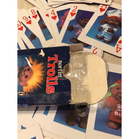 Vintage Norton Troll playing cards . 1992 - Picture 7 of 10
